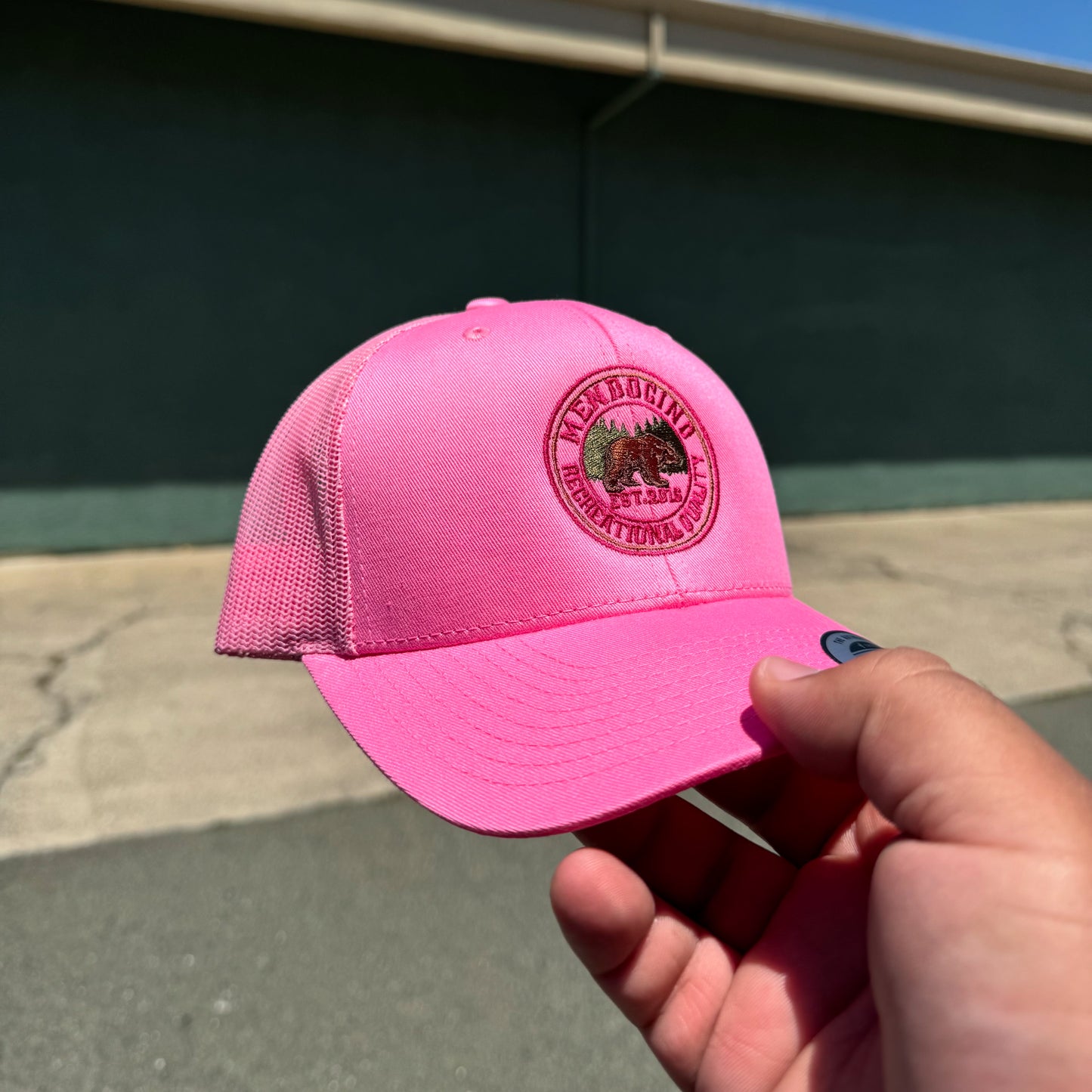 Pink and Rose Pink MRQ Hat
