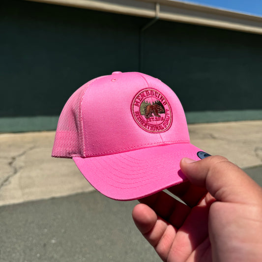 Pink and Rose Pink MRQ Hat
